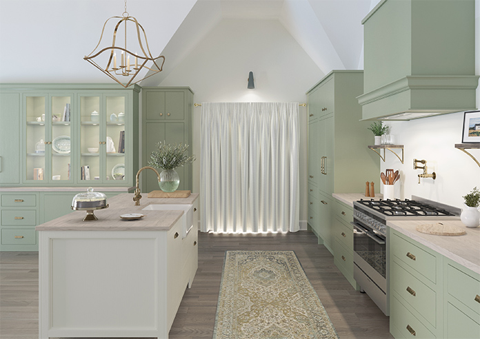 Laurel Stripe, Taupe - Made to Measure Curtains - Image 15